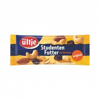 Ültje Studentenfutter Original mit Rosinen, 50 Gramm Packung